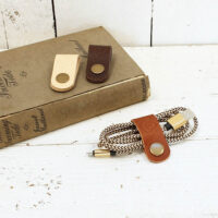 Rosanna Clare Selection of 5 Cable tidy colours in leather 05