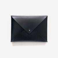 Michelle Wong Medium envelope clutch bag black01