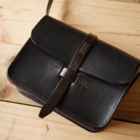 Warriner-leather-shoulder-bag-handmade-cross-body-traditional-black-front