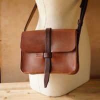 Warriner-leather-shoulder-bag-handmade-cross-body-traditional-brown-dark-handmade