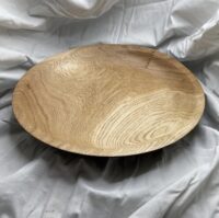 stitched oak plate