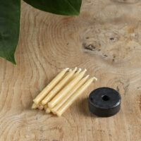 CANMM Candles and holder