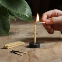 CANMM Mindful moments lighting candle