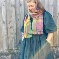 Fruitbat - Autumn at Cotehele Scarf 2 - Frutibat Textiles