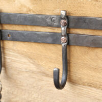 HKRACK_3 Iron and Copper Coat Rack copper detail