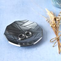 Steel Ring Dish with 90s VIntage Pattern by Coach House Forge DSHDec