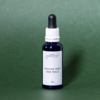 breathe deep,seek peace green square - Saskia_s Flower Essences