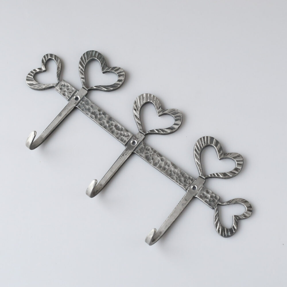 Handmade Iron Coat Rack Hooks. Choice of 3 Designs - Vigour and Skills