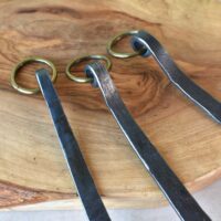 Long wall sconce Candle Holder hanging rings